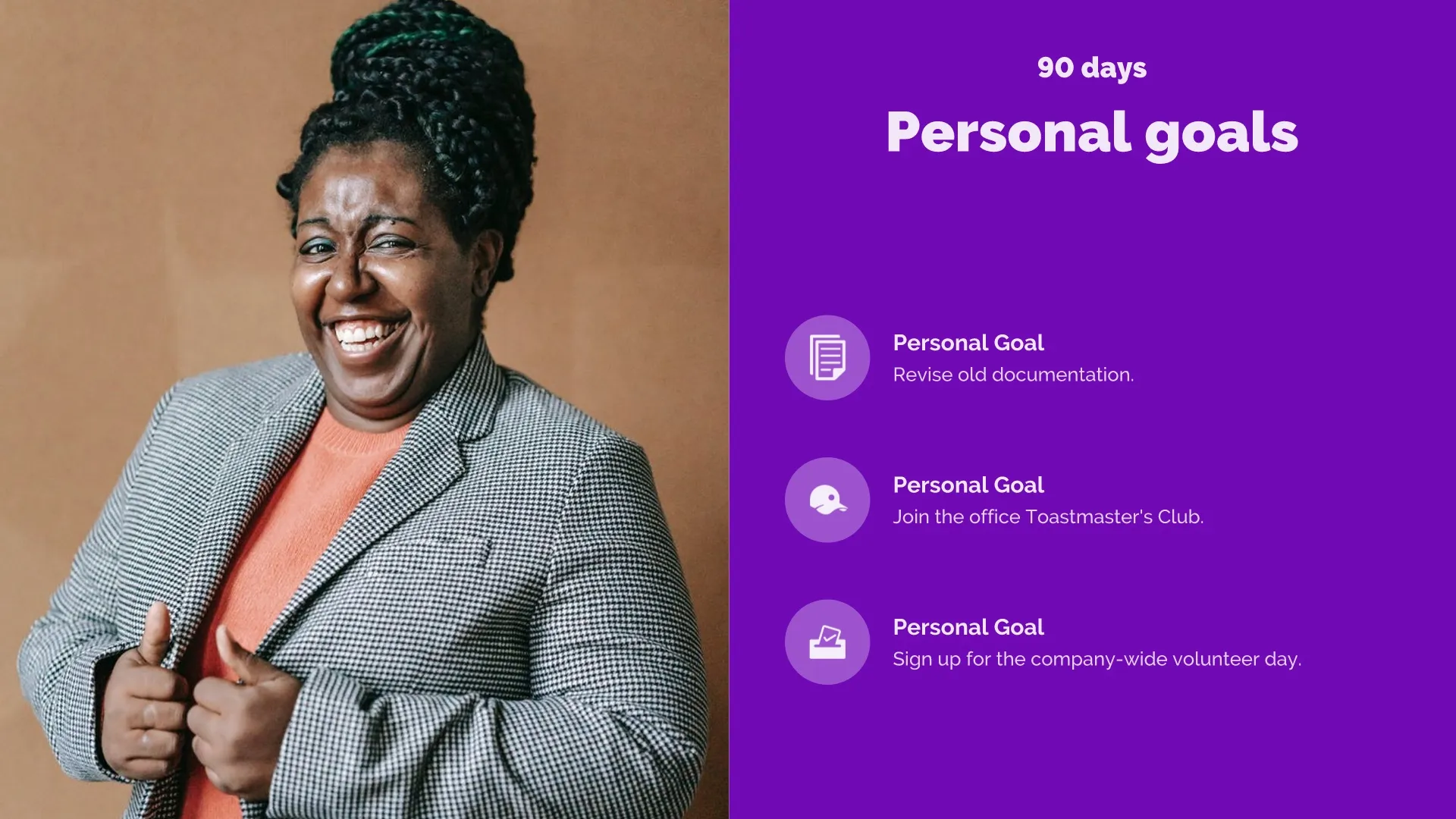 90 Days personal goals